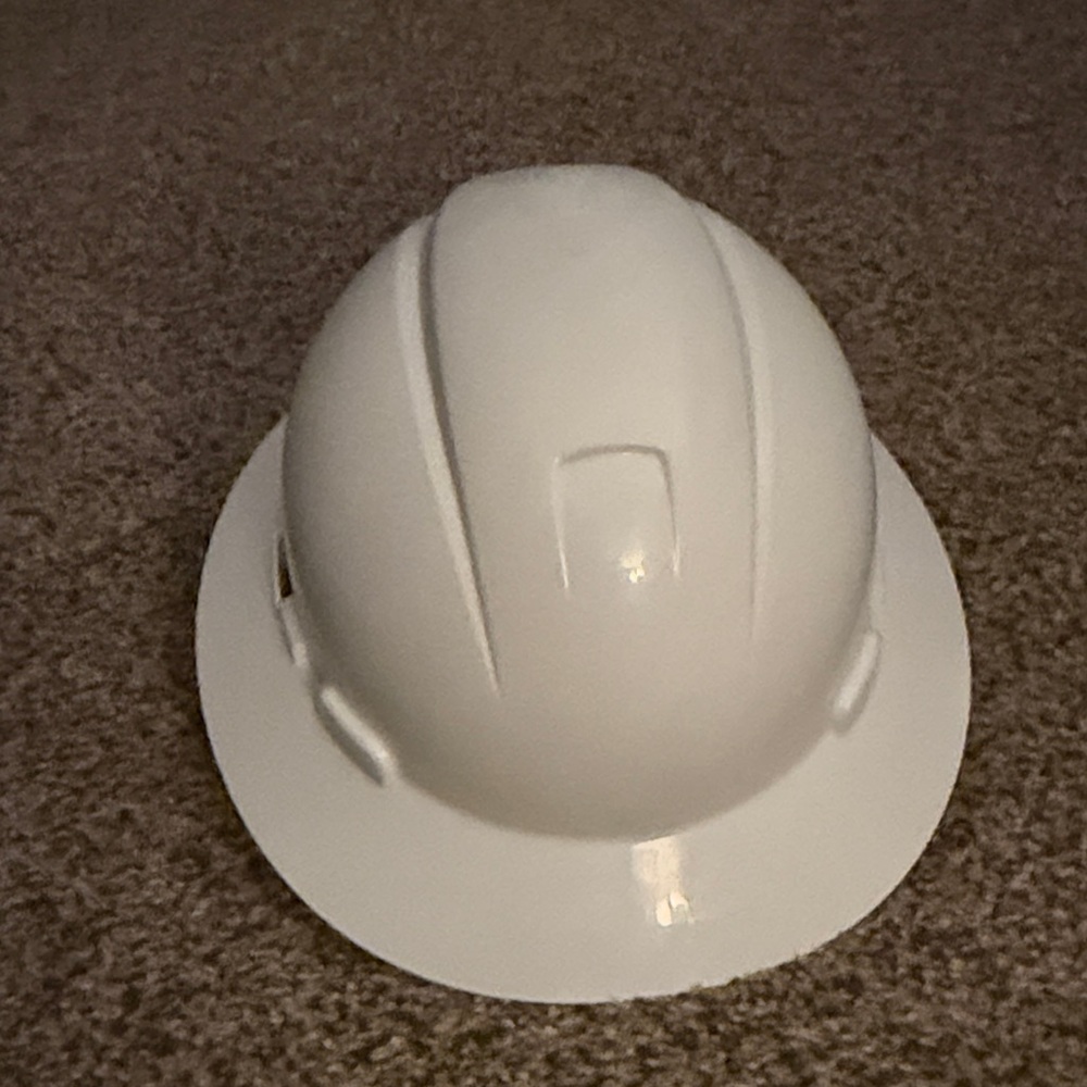 White Hard Hat